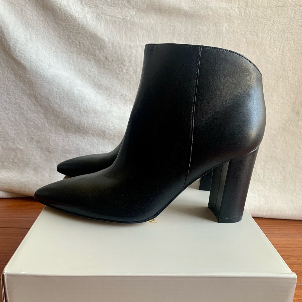 Fall Booties - Marc Fisher - black leather